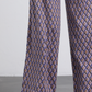Pantaloni palazzo jacquard a rombi