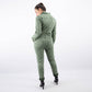 Tuta intera a maniche lunghe con zip