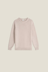 Maglione in maglia grigio in cotone biologico