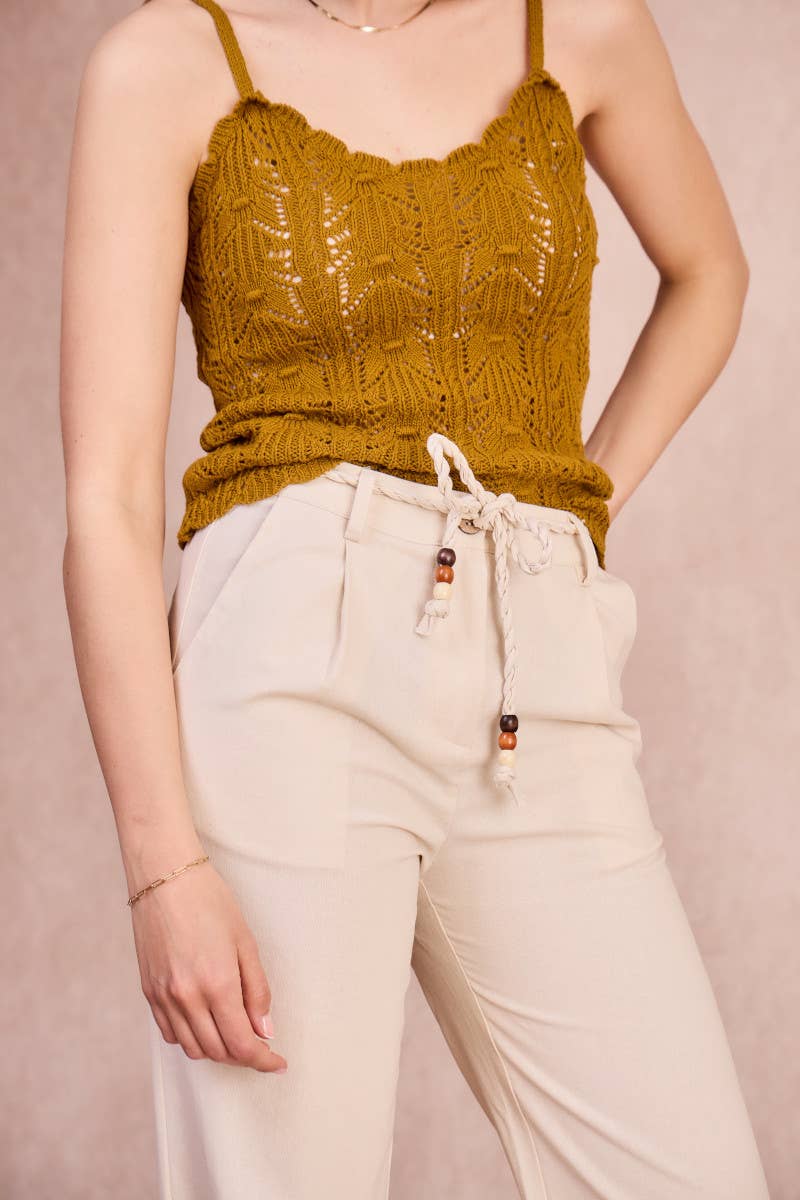 Pantaloni fluidi in cotone con coulisse Pouchka