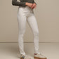 Pantaloni skinny in velluto a coste in cotone stretch