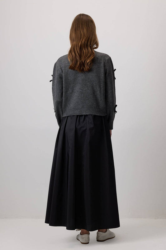 Maglione a maglia annodato Bolu