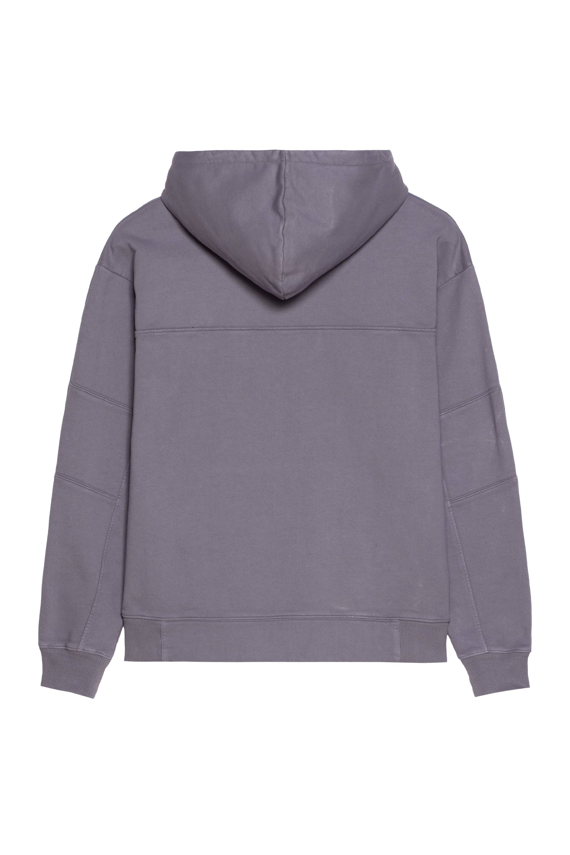 Felpa con cappuccio “Non così Basic” in cotone organico