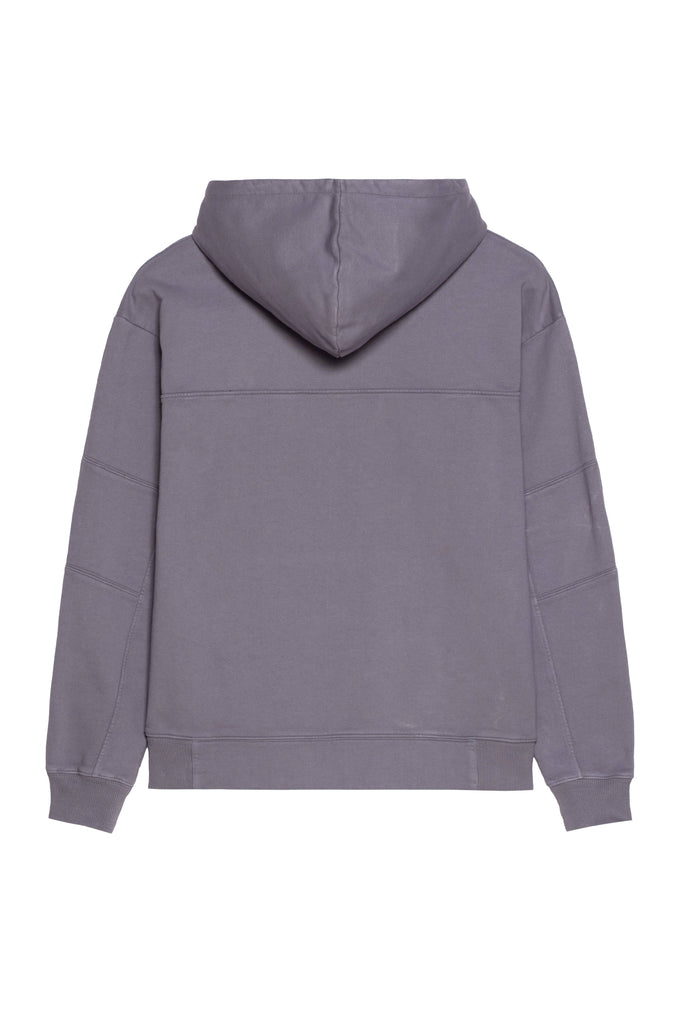 Felpa con cappuccio “Non così Basic” in cotone organico