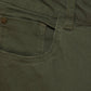 Pantaloni dritti in cotone stretch