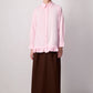 Camicia con orlo arricciato