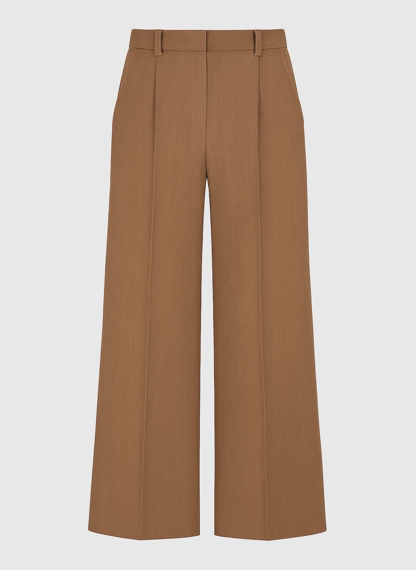 Pantaloni a zampa color cammello Perly