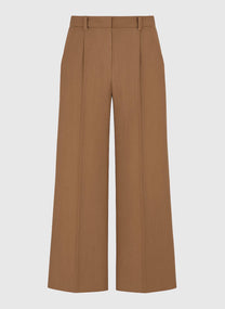 Pantaloni a zampa color cammello Perly