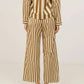 Pantaloni a righe a gamba larga