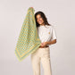 Foulard in cotone biologico Romane verde