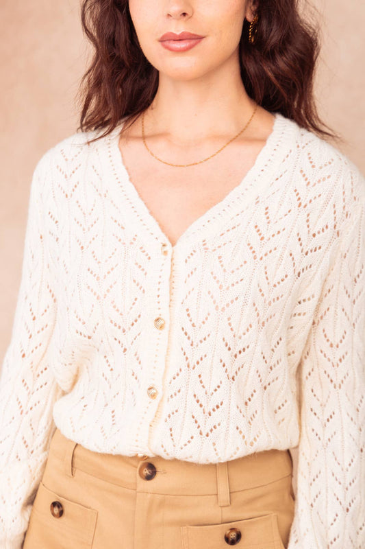 Cardigan traforato Myrtelle