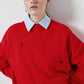 Maglione oversize in maglia effetto distressed