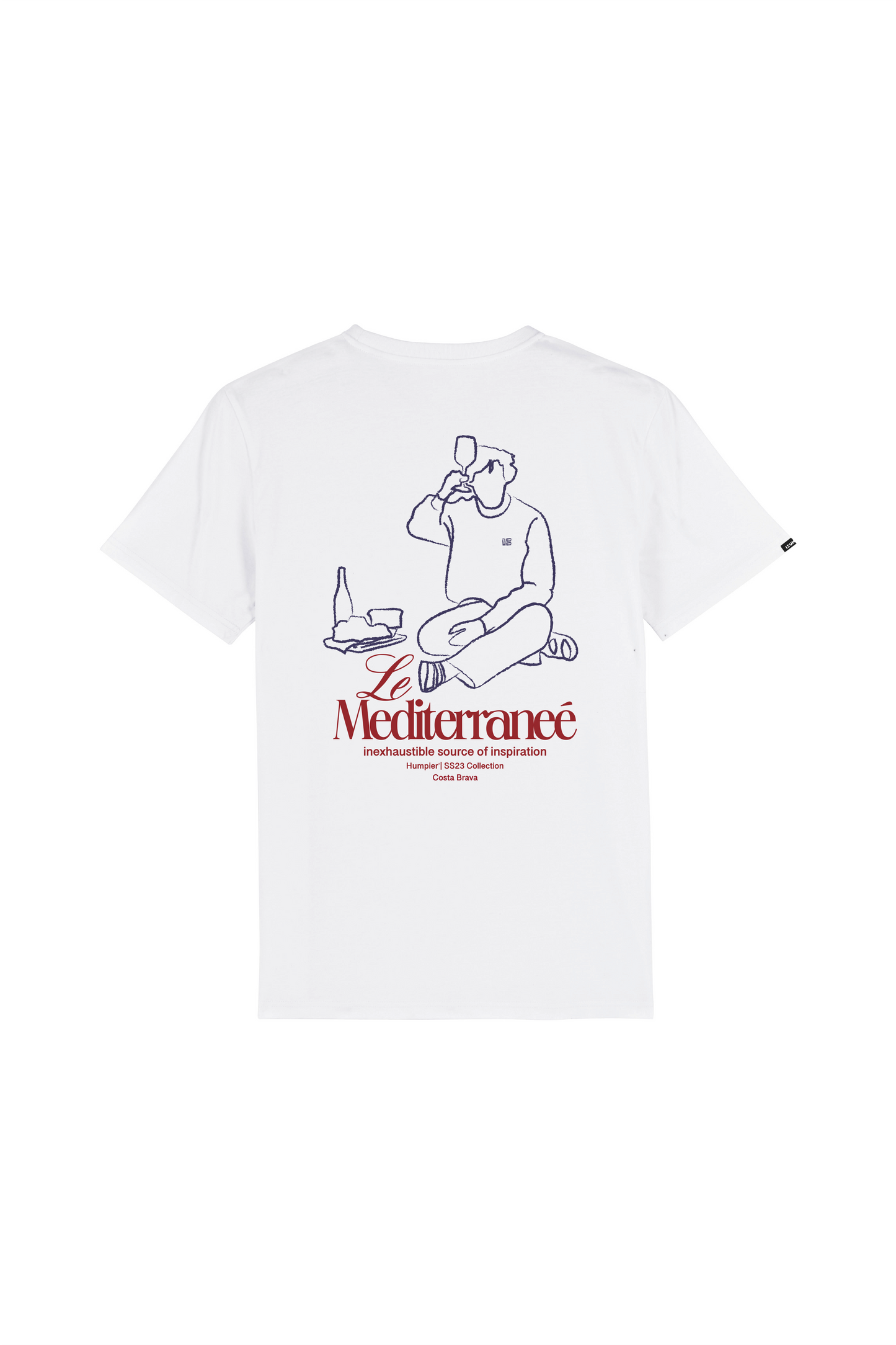 T-shirt in cotone biologico con stampa grafica