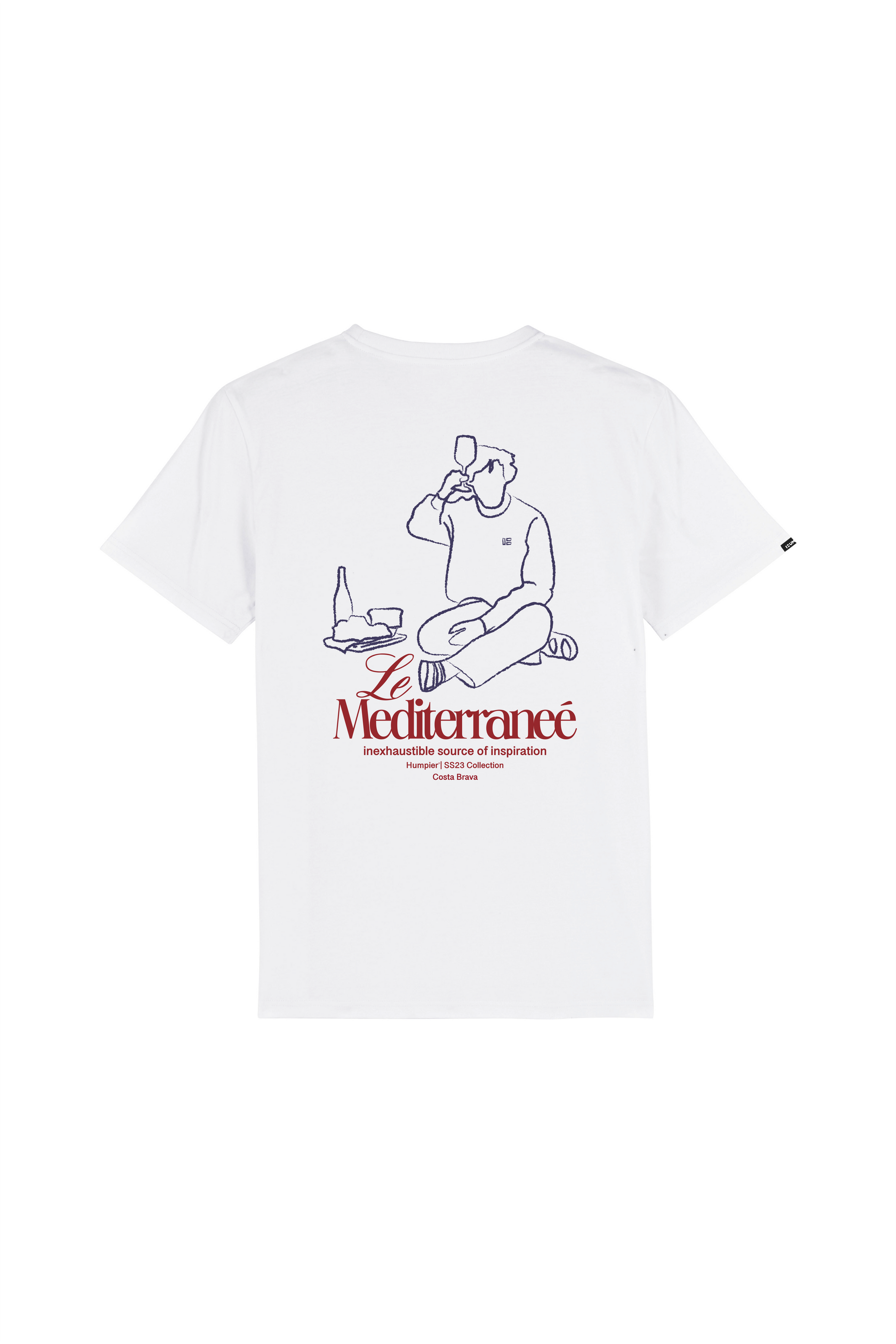 T-shirt in cotone biologico con stampa grafica