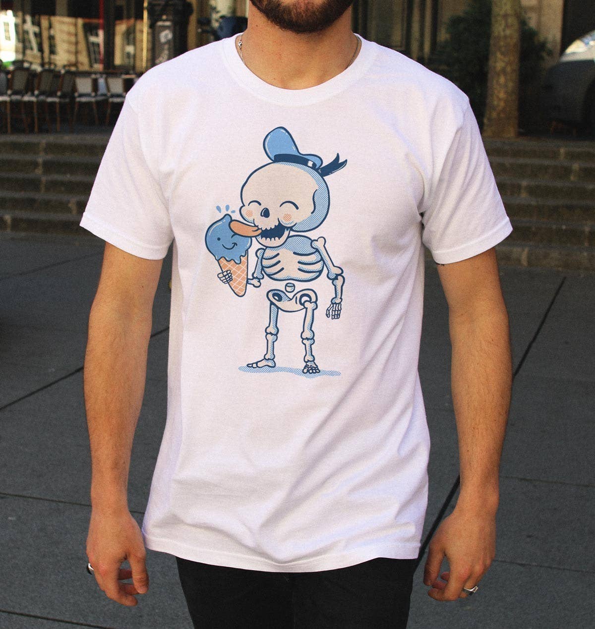 T-shirt Summer Vibes con grafica