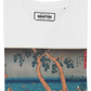 T-shirt bianca con stampa manga Floating Hadoken