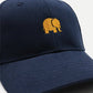 Cappellino classico 6 pannelli blu navy con logo ricamato