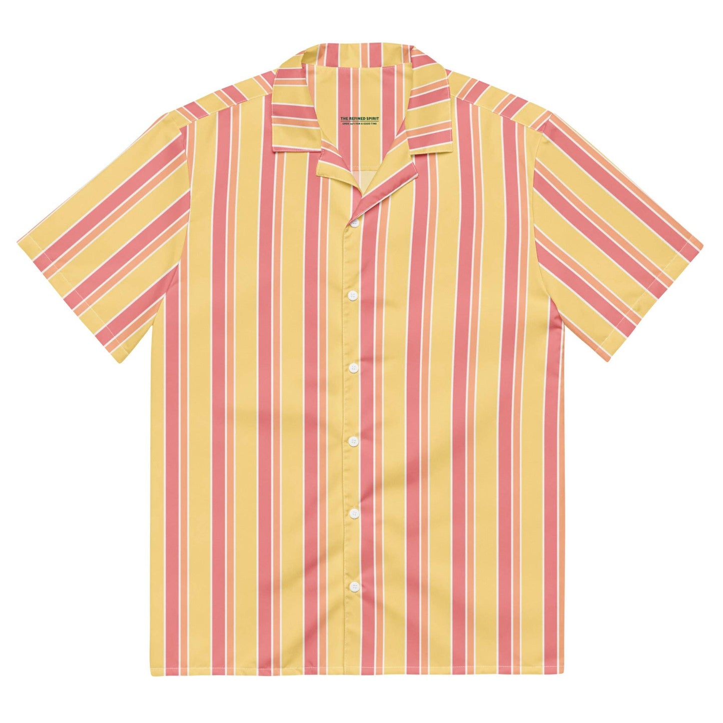Camicia da piscina unisex a righe pesca