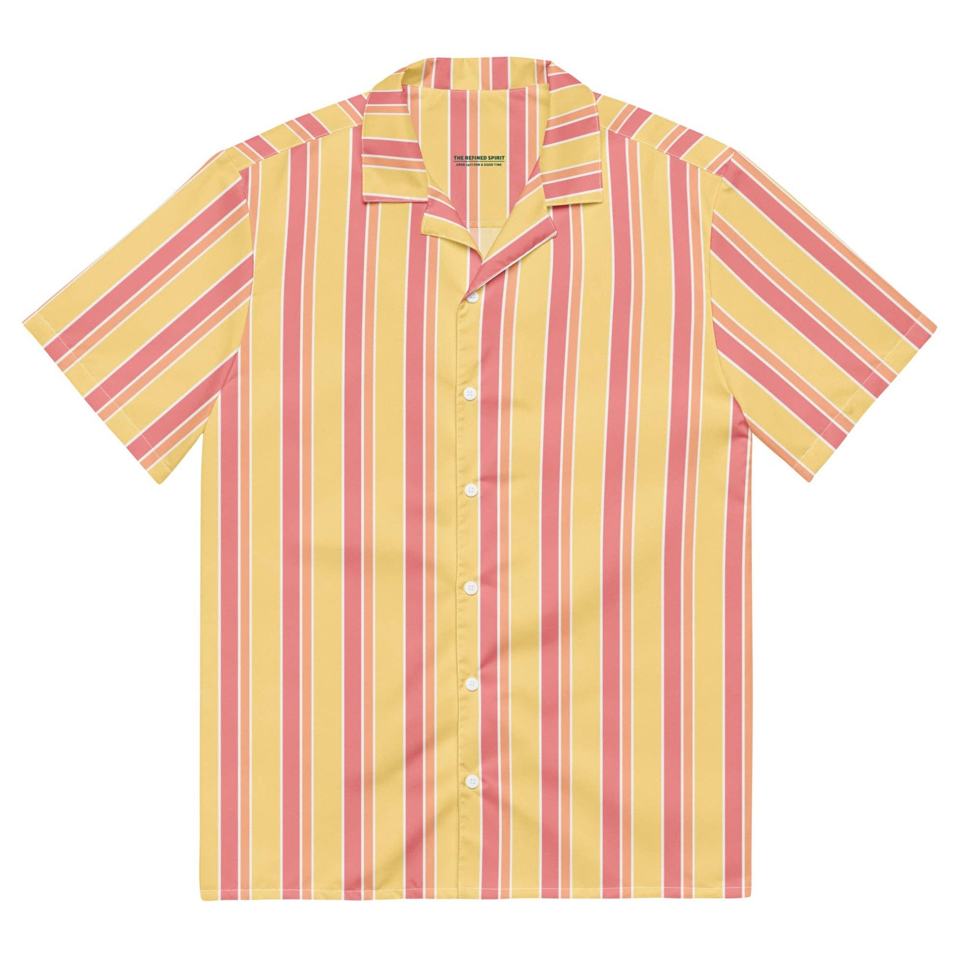 Camicia da piscina unisex a righe pesca