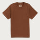 T-shirt riciclata con taschino bronzo