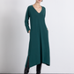 Abito midi Malha con scollo a V