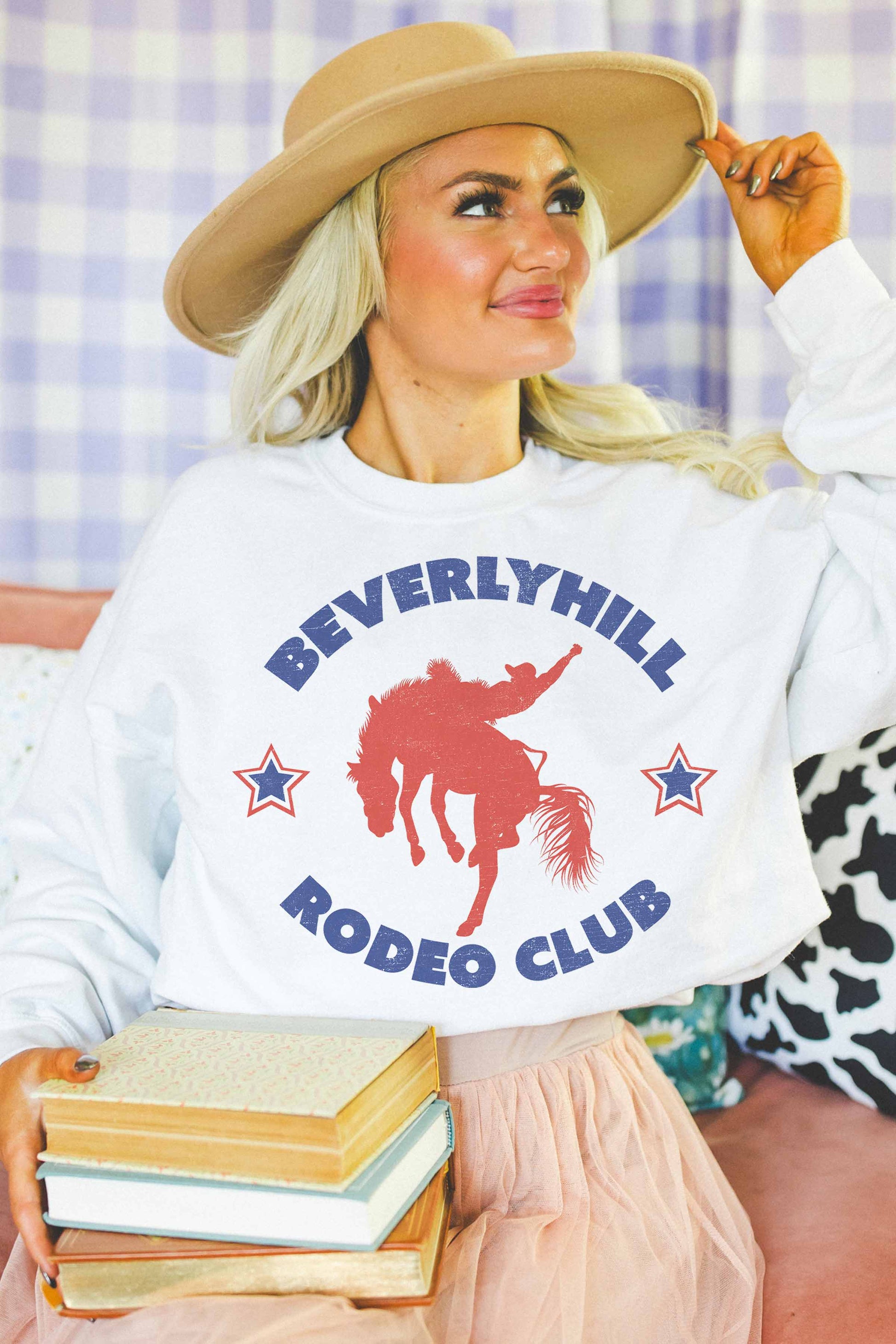 Felpa oversize Beverlyhill Rodeo Club