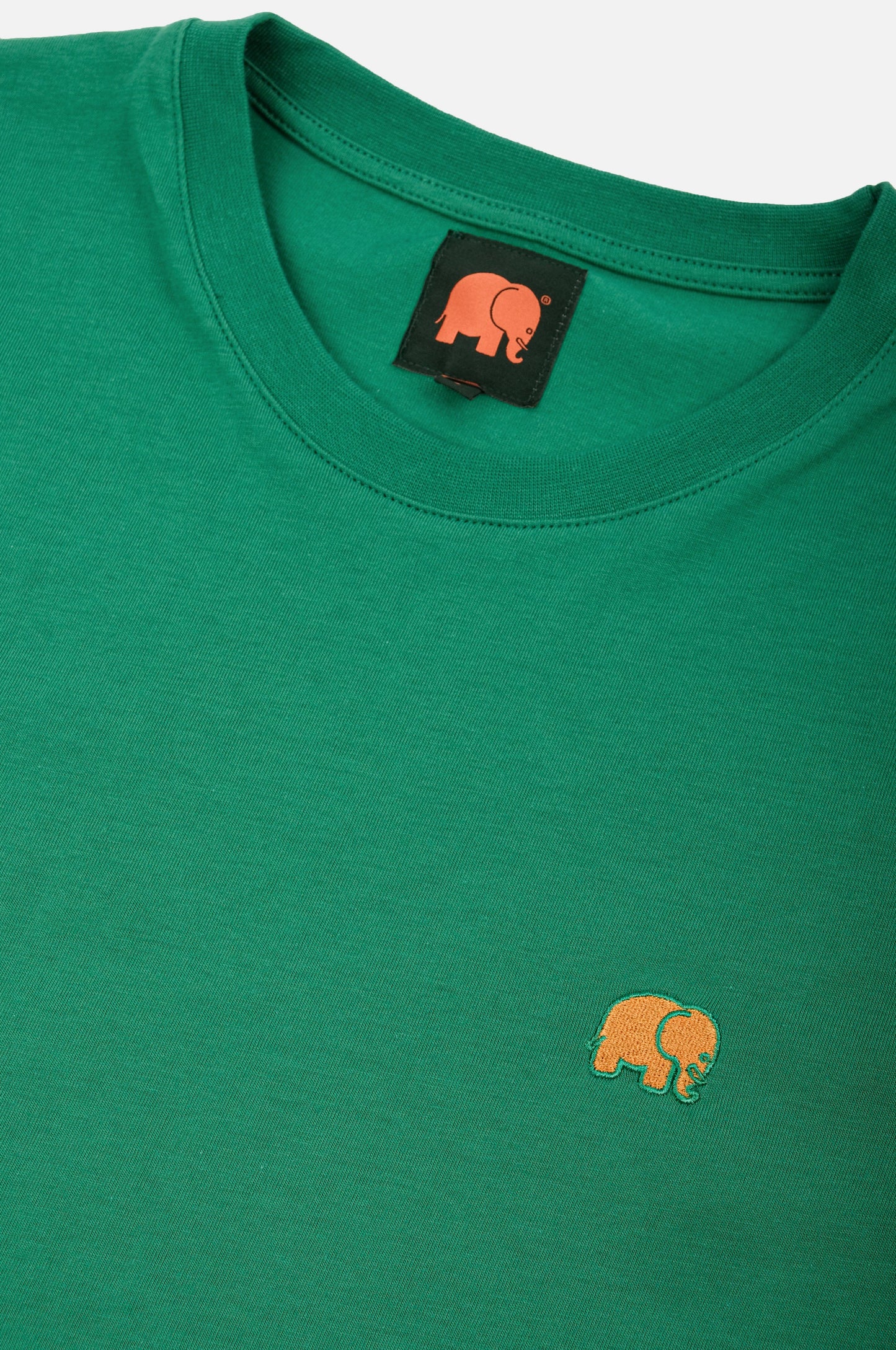 T-shirt Essential in Cotone Organico Verde Bosforo