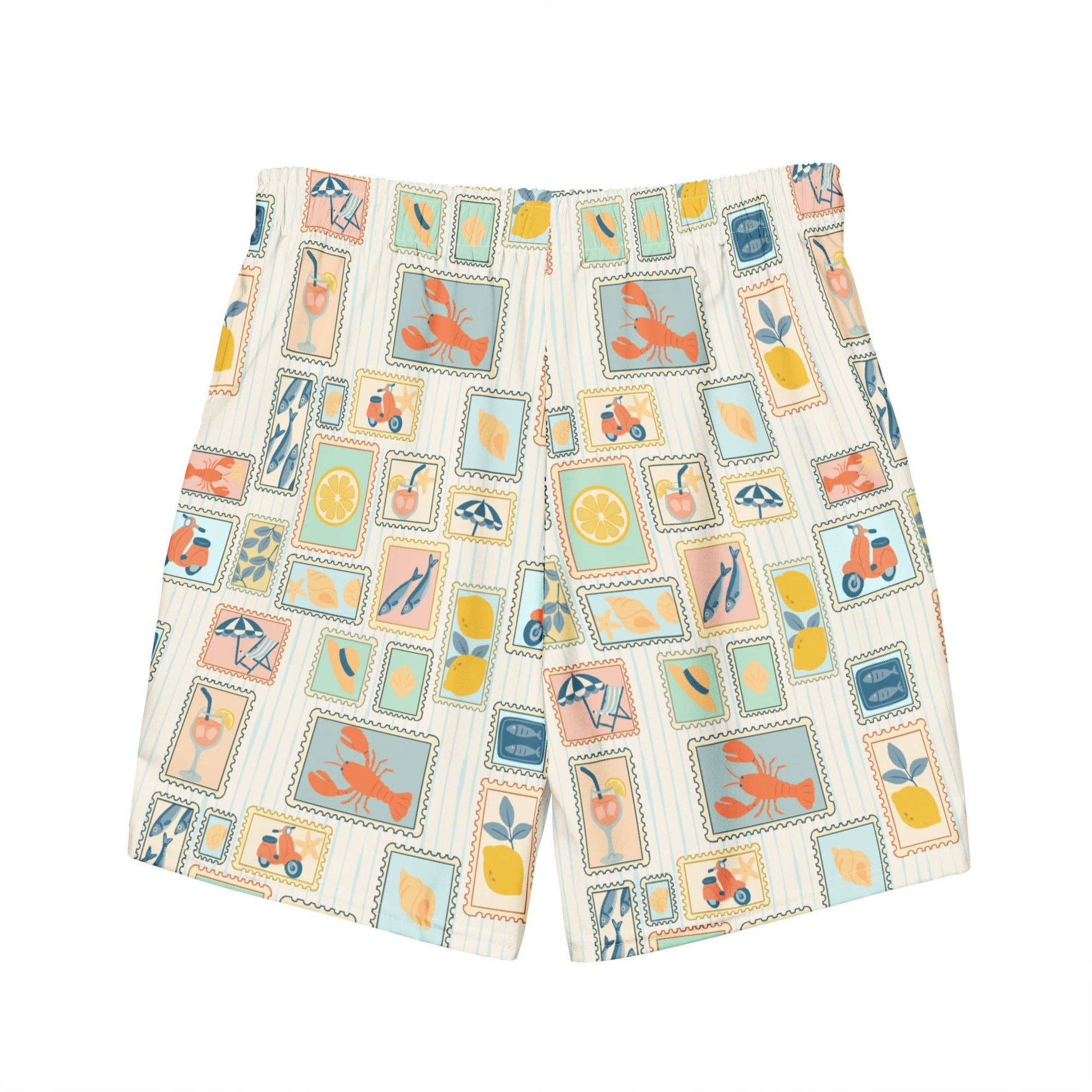 Costume da bagno corto da uomo Cartolina dall’Italia