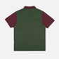 Polo color block in cotone biologico Greener Pastures