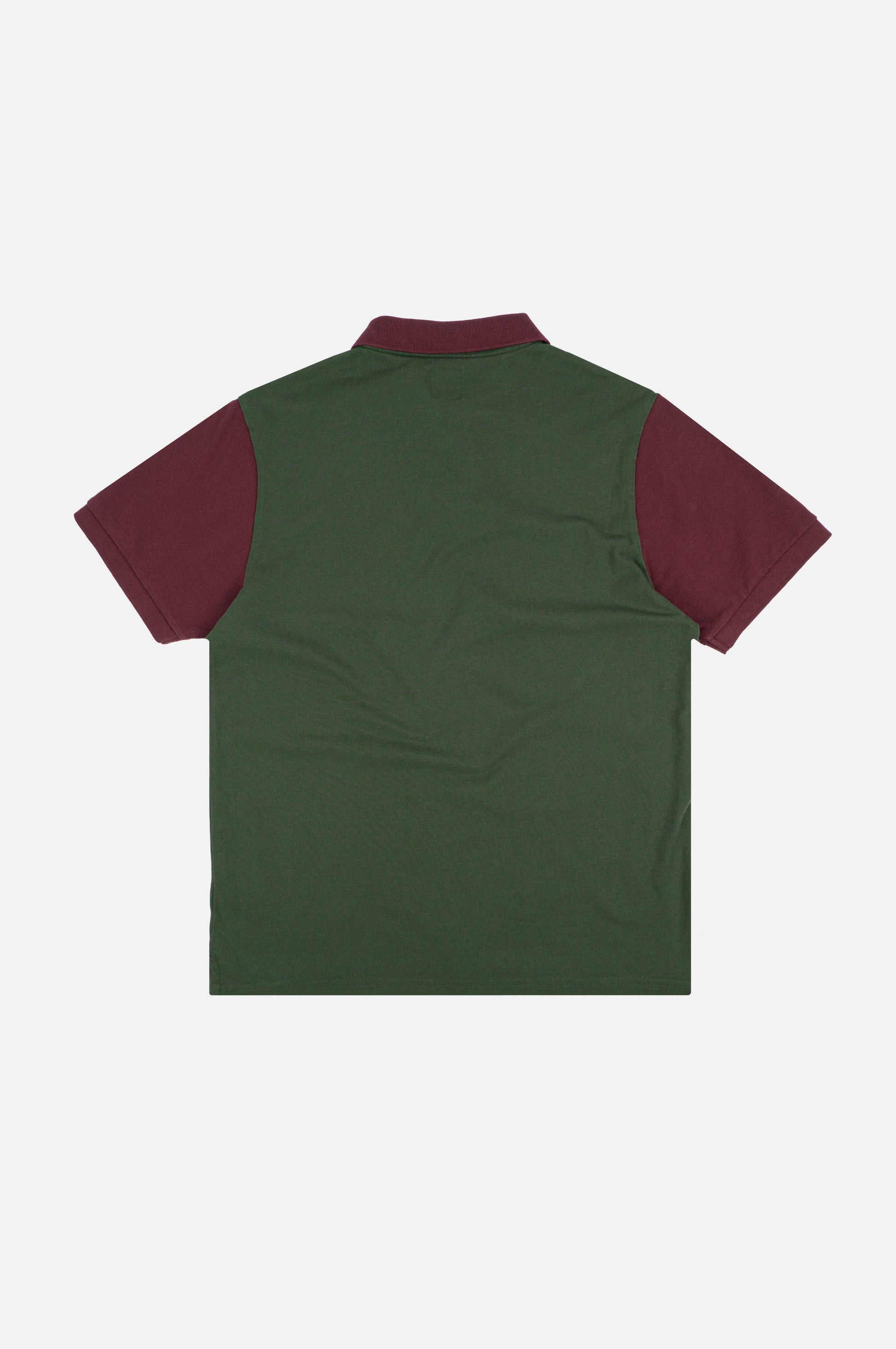 Polo color block in cotone biologico Greener Pastures