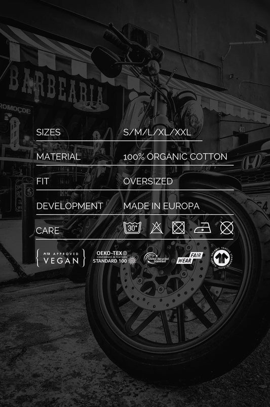 Felpa girocollo Baseball in cotone biologico