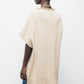 Maglione oversize in lana con collo alto e maniche a pipistrello