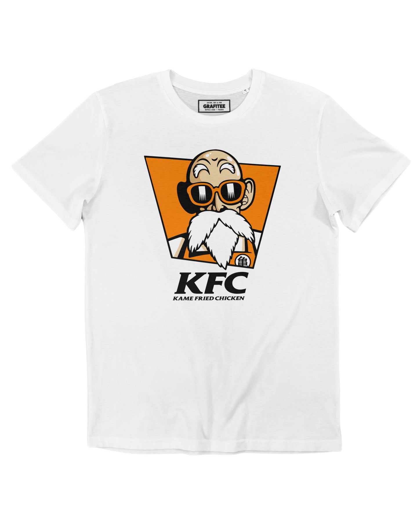 T-shirt Kame Fried Chicken con stampa manga