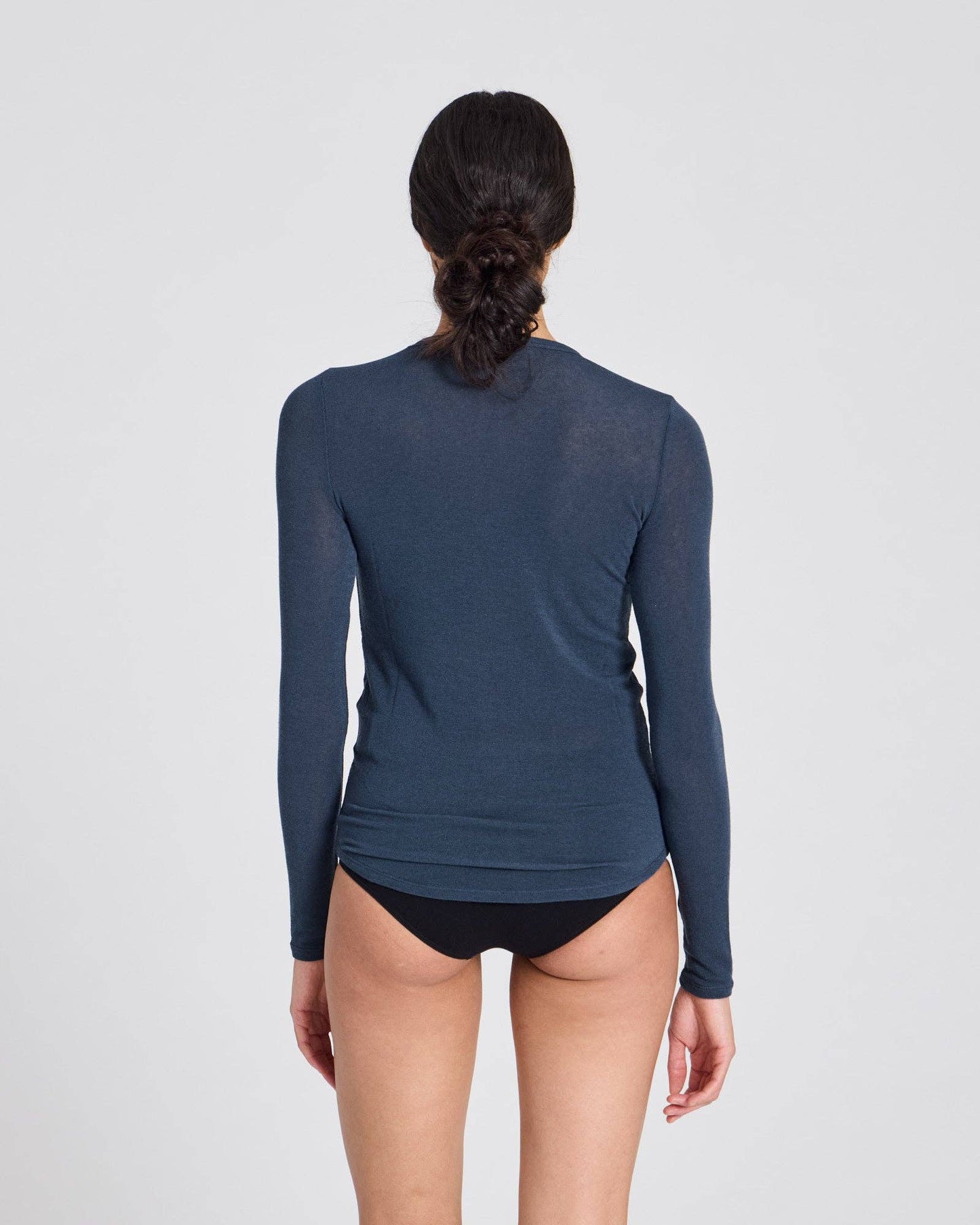 Maglia in lana Thyra blu denim