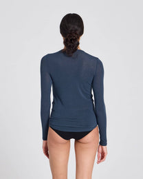 Maglia in lana Thyra blu denim