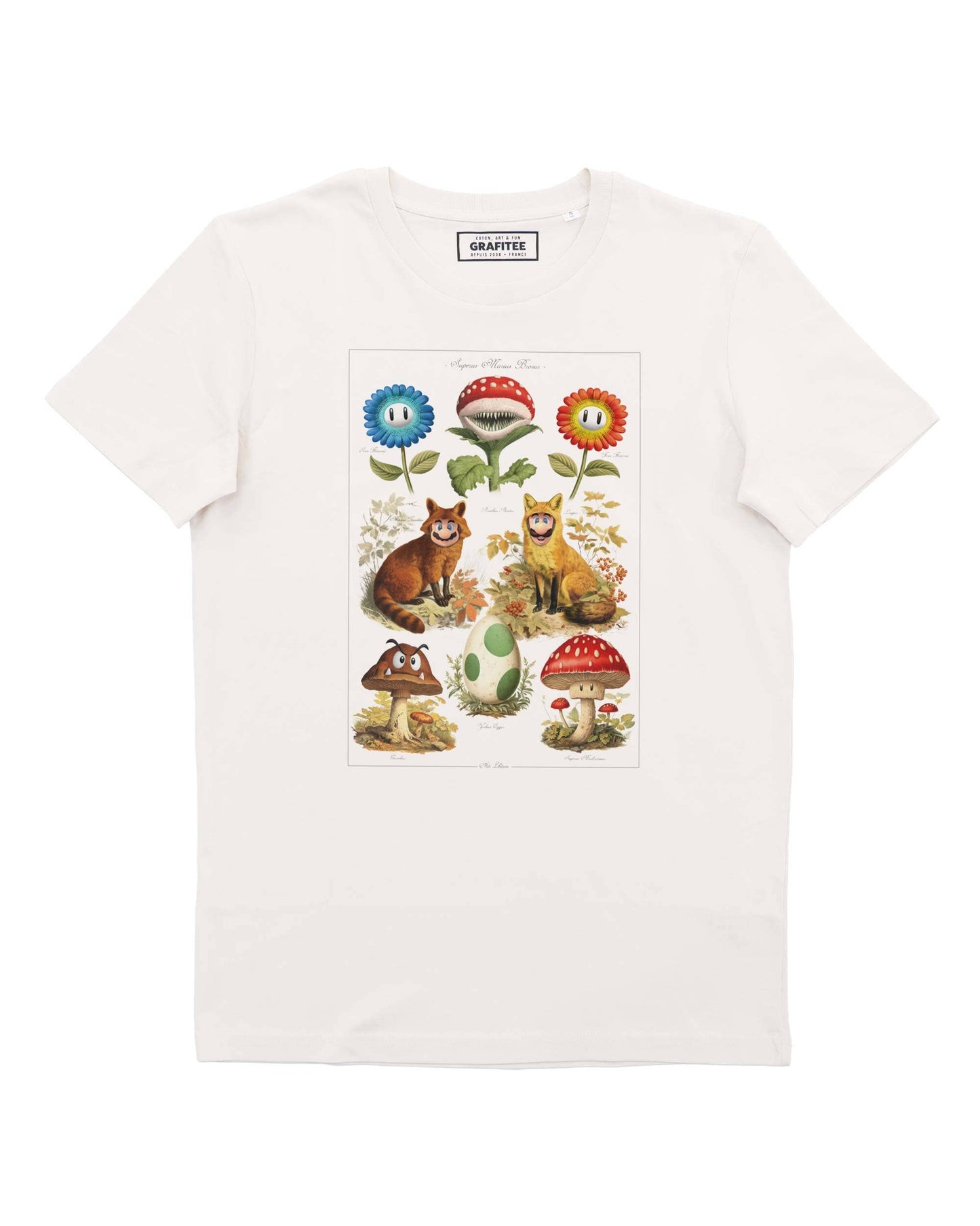 T-shirt unisex in cotone biologico con stampa a tema videogiochi