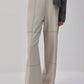 Pantaloni wide-leg con cuciture a contrasto