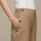 Pantaloni da donna eleganti con borchie