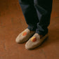 Espadrillas mediterranee in lino con ricamo sole