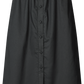 Gonna lunga Viola in voile di cotone biologico nera