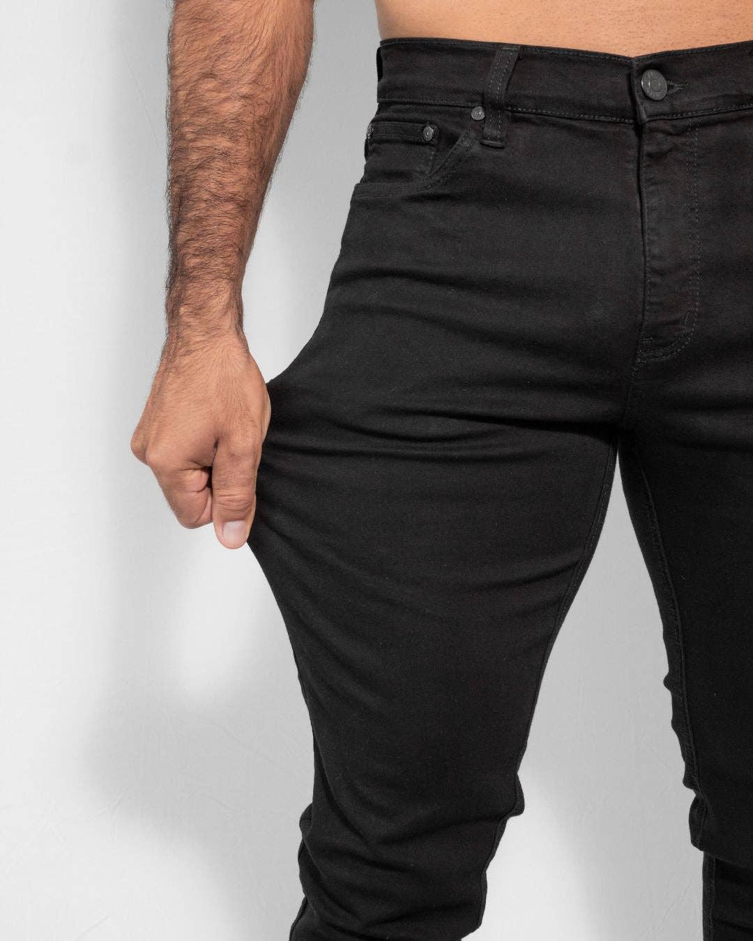 Jeans neri elasticizzati Dante