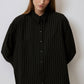 Camicia oversize a righe sottili