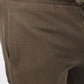 Bermuda cargo uomo in piqué kaki con coulisse