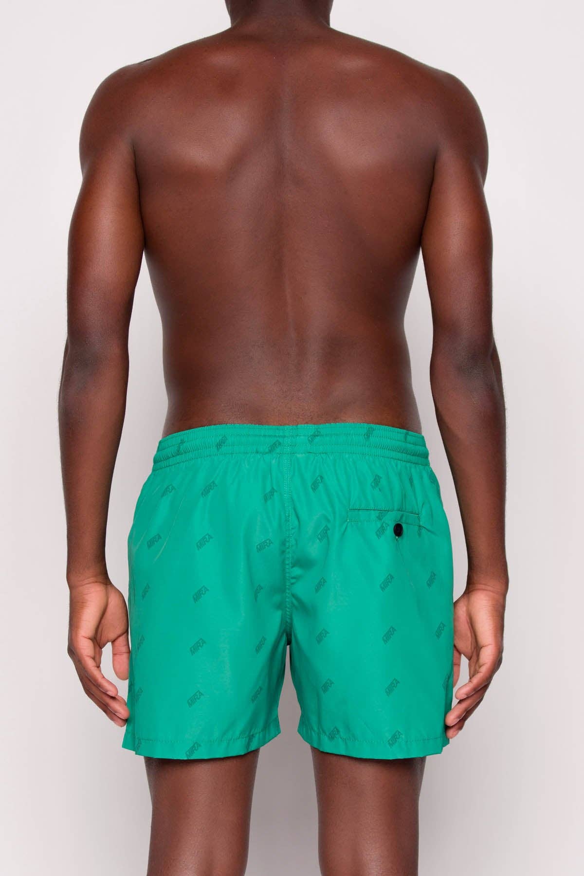 Costume da bagno uomo verde con asciugatura rapida