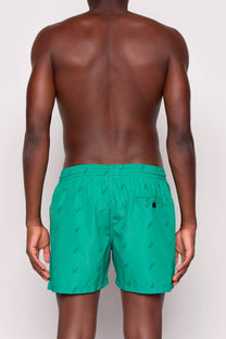 Costume da bagno uomo verde con asciugatura rapida