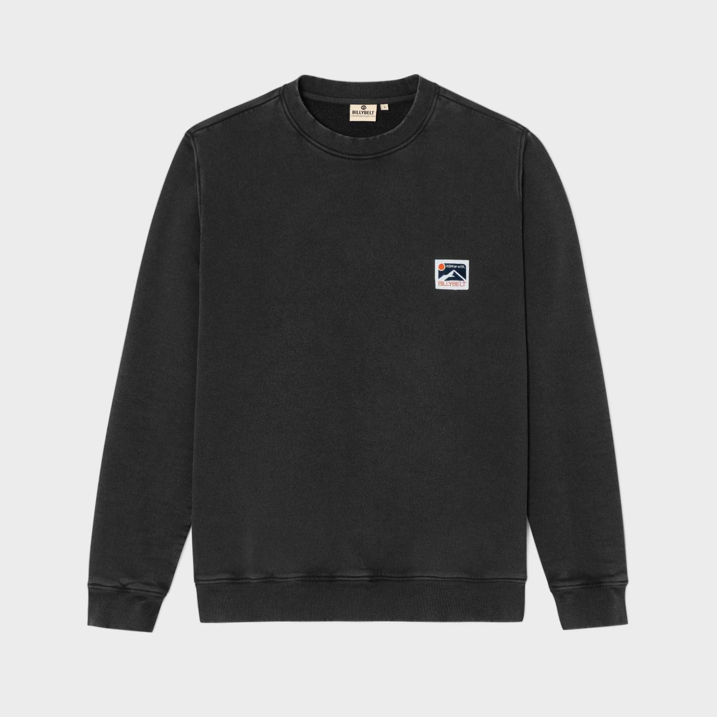 Felpa in cotone biologico Winter nera