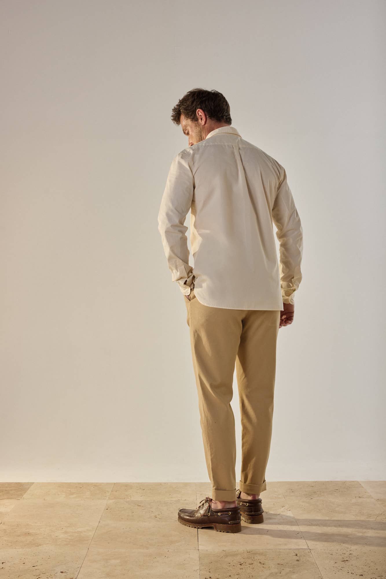 Pantaloni a pieghe Closer Grano