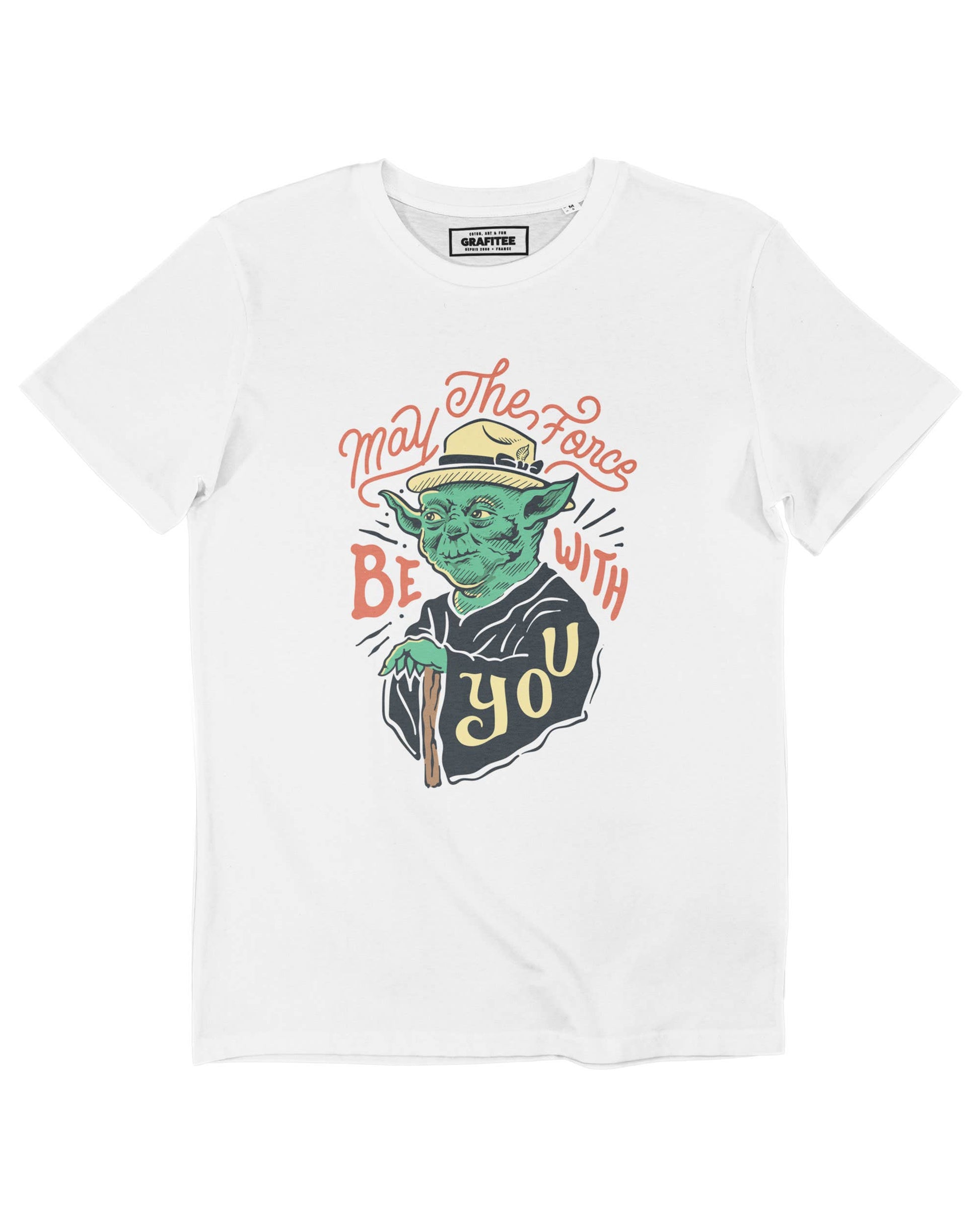 T-shirt Master Yoda con grafica Star Wars
