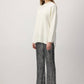 Pantaloni a gamba larga con paillettes
