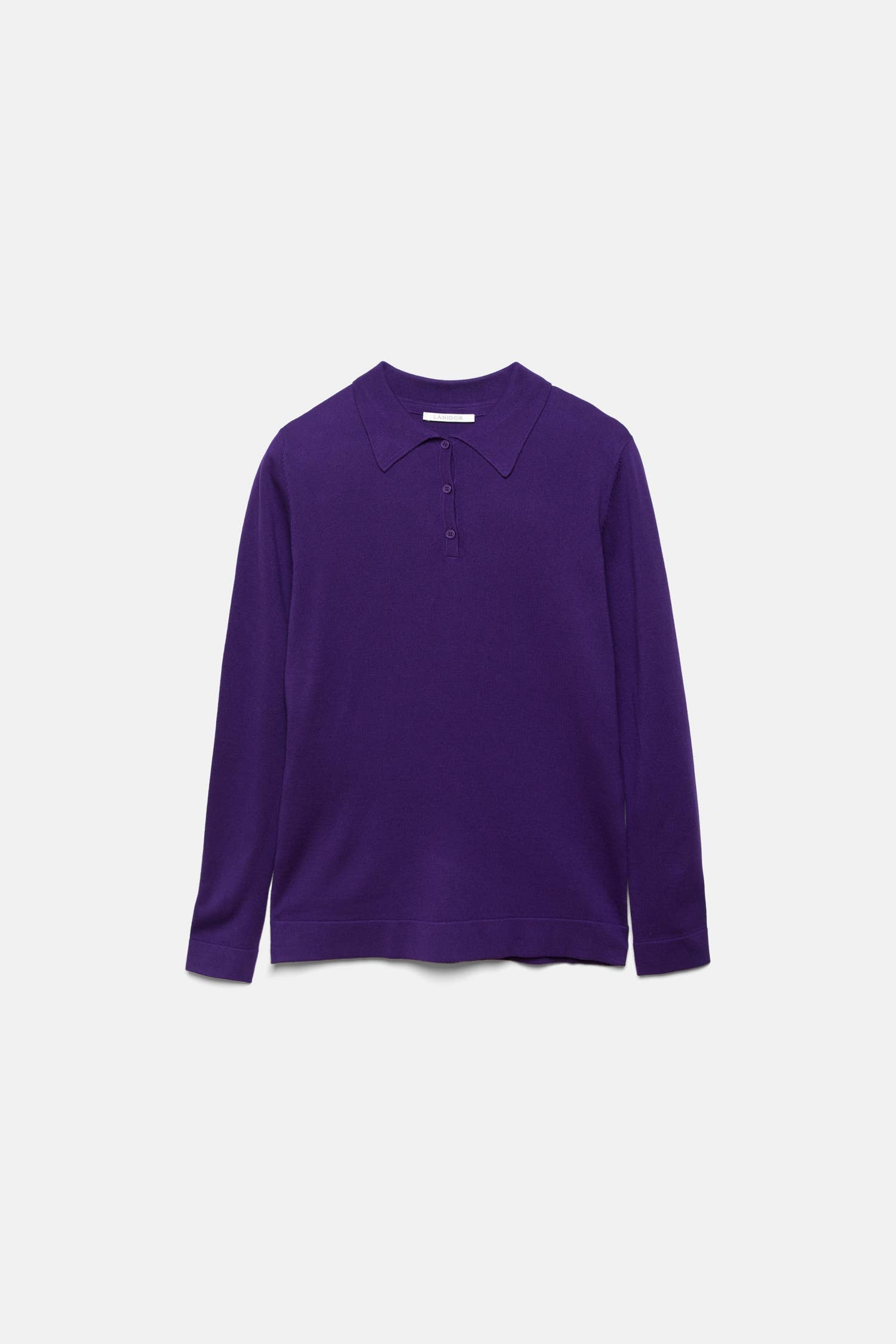 Polo basic a maniche lunghe